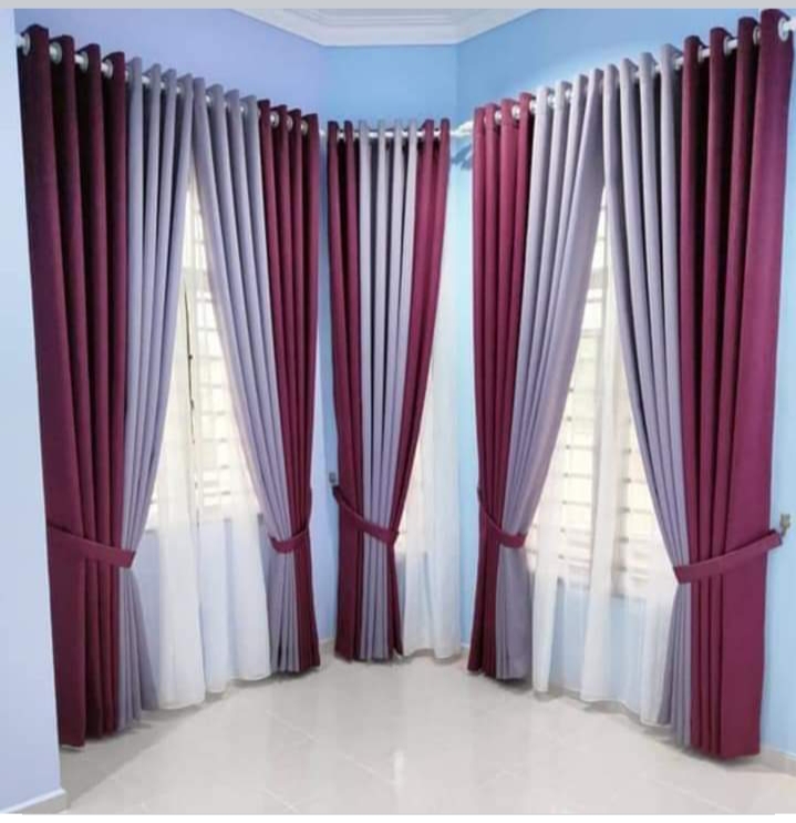 Striped linen curtains - Gallery Image 130
